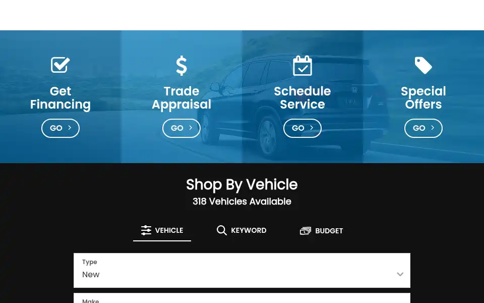 Screenshot of hollerhonda.com