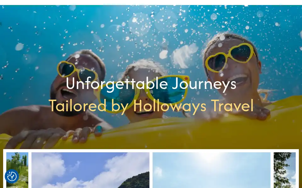 Screenshot of holloways-travel.co.uk
