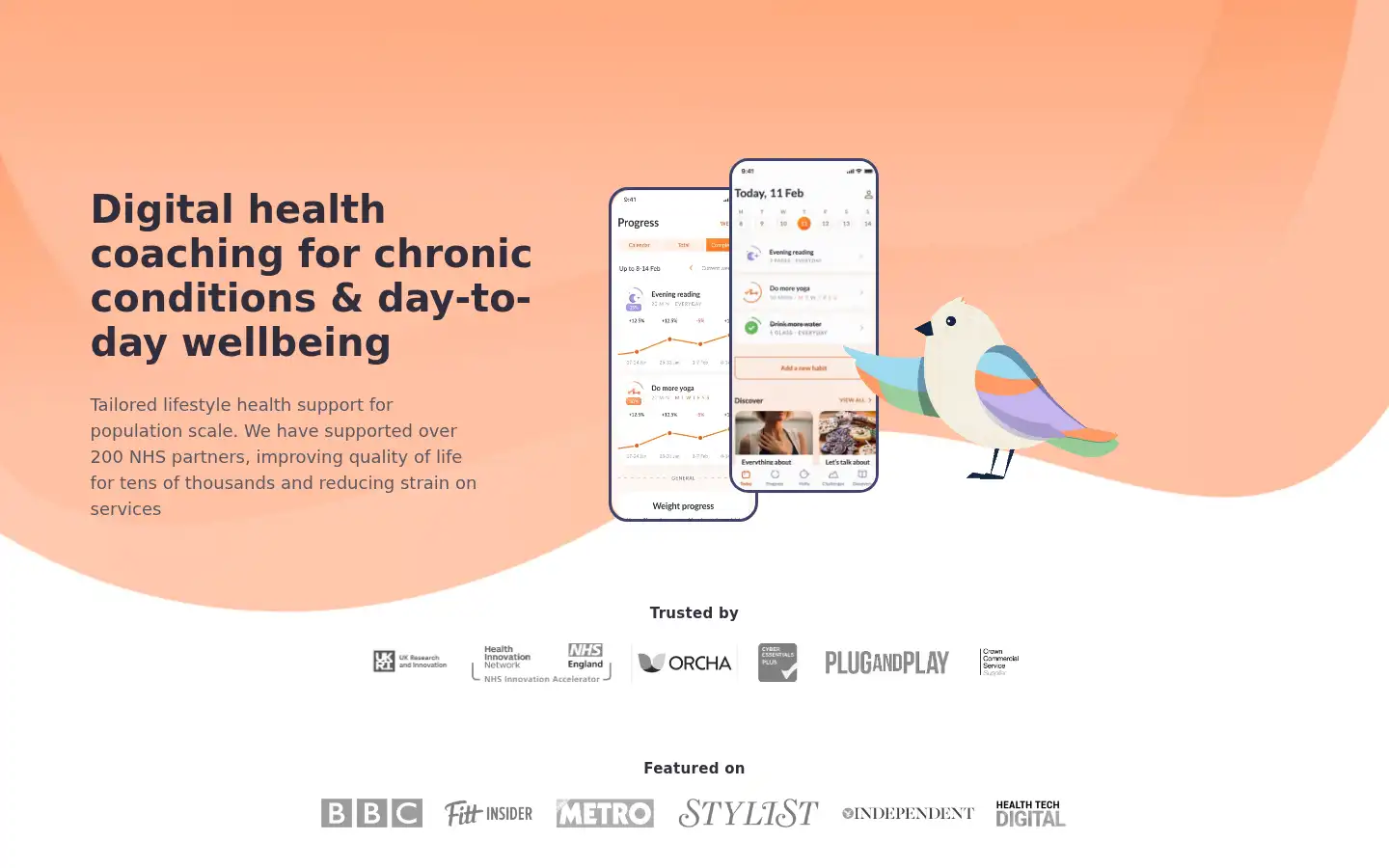 Screenshot of hollyhealth.io