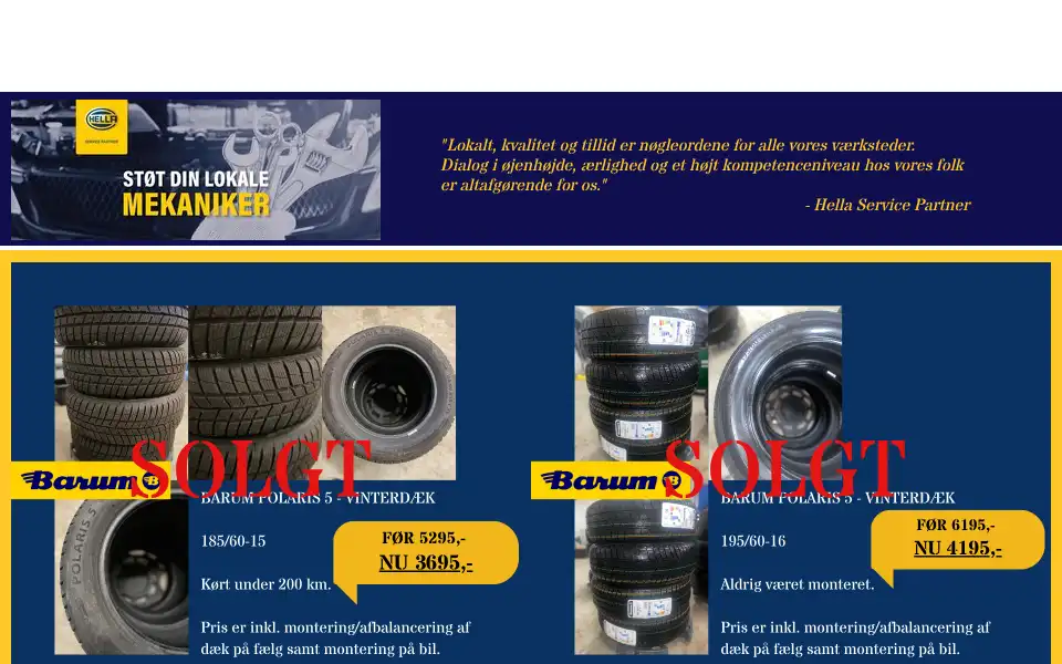 Screenshot of holmegaardsauto.dk