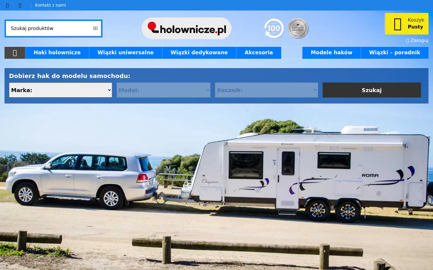 Screenshot of holownicze.pl