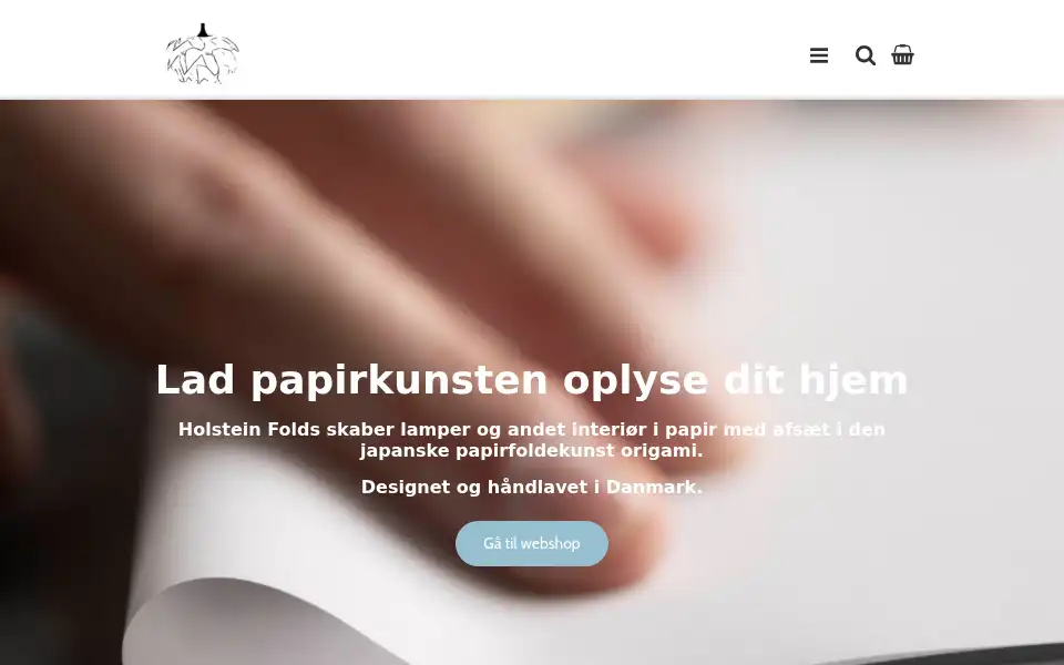 Screenshot of holsteinfolds.dk