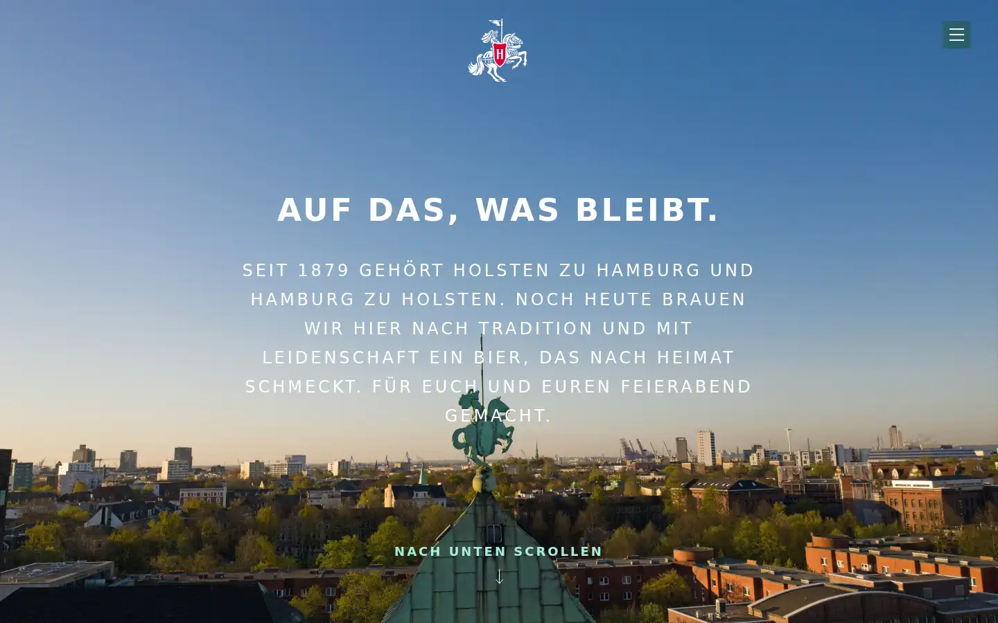 Screenshot of holsten-pilsener.de