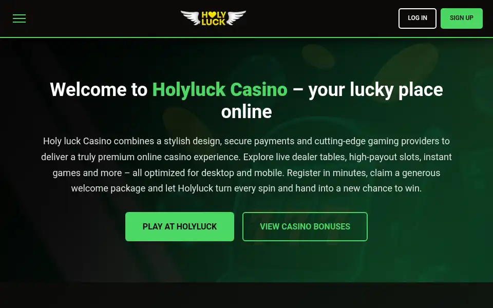 Screenshot of holy-luck.vip