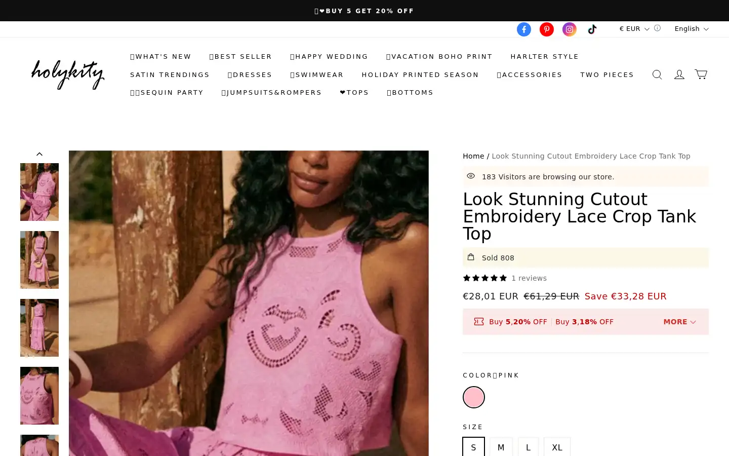 Screenshot of holykity.com