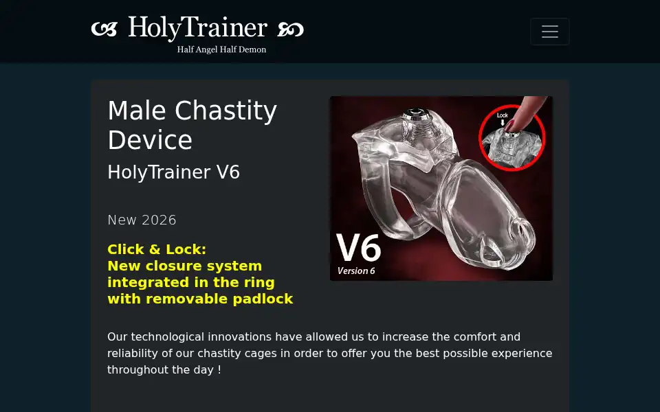 Screenshot of holytrainer.com