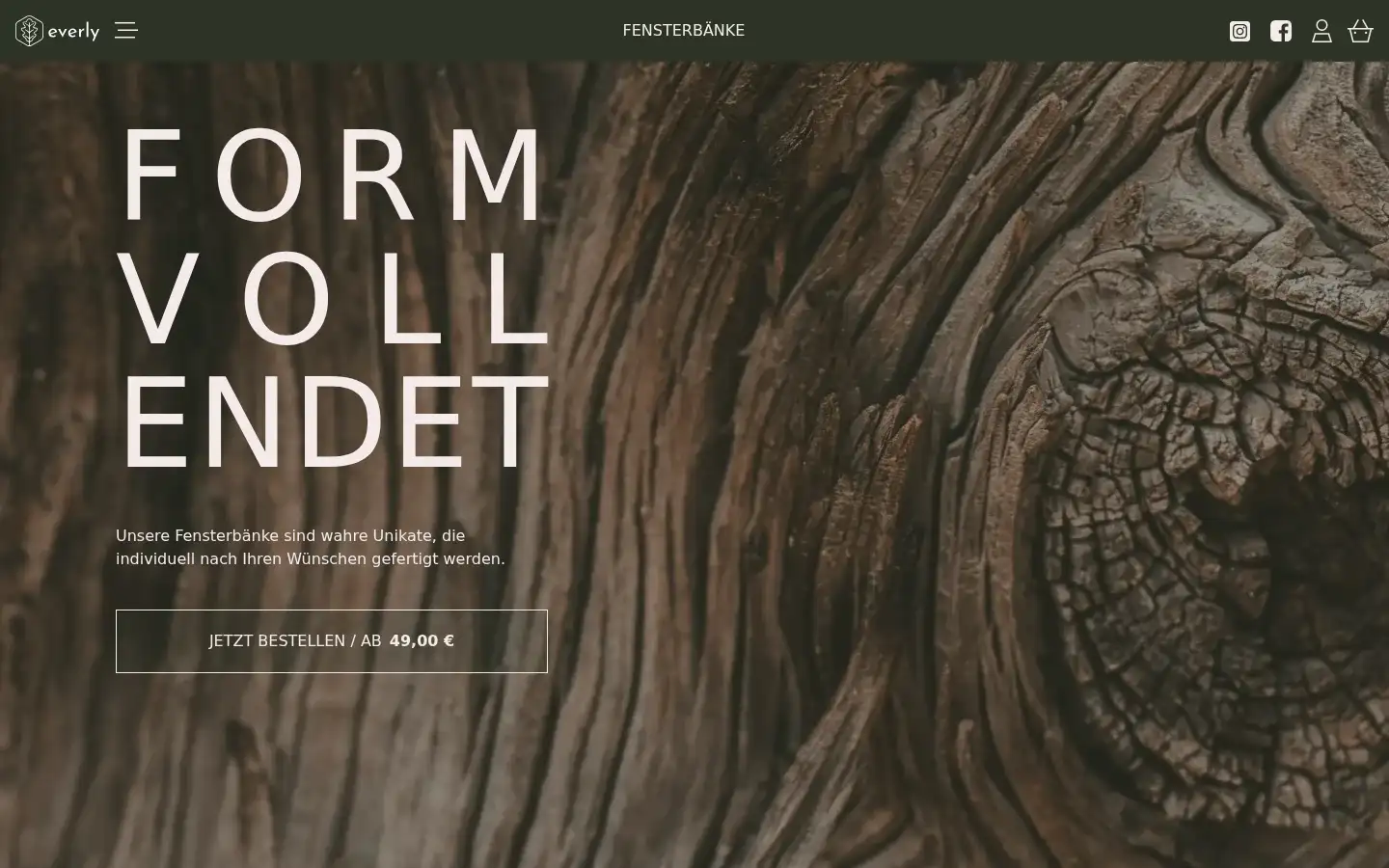 Screenshot of holz-fensterbank.de