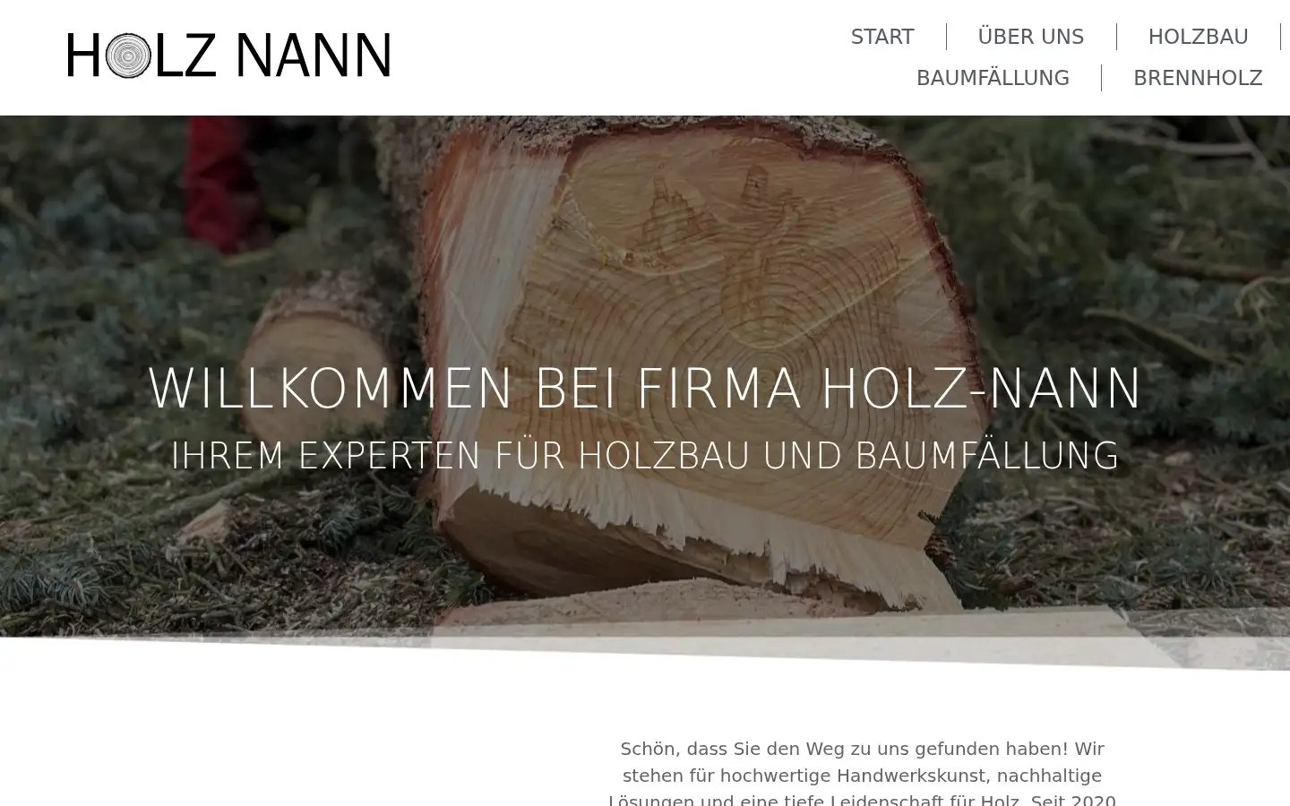 Screenshot of holz-nann.de
