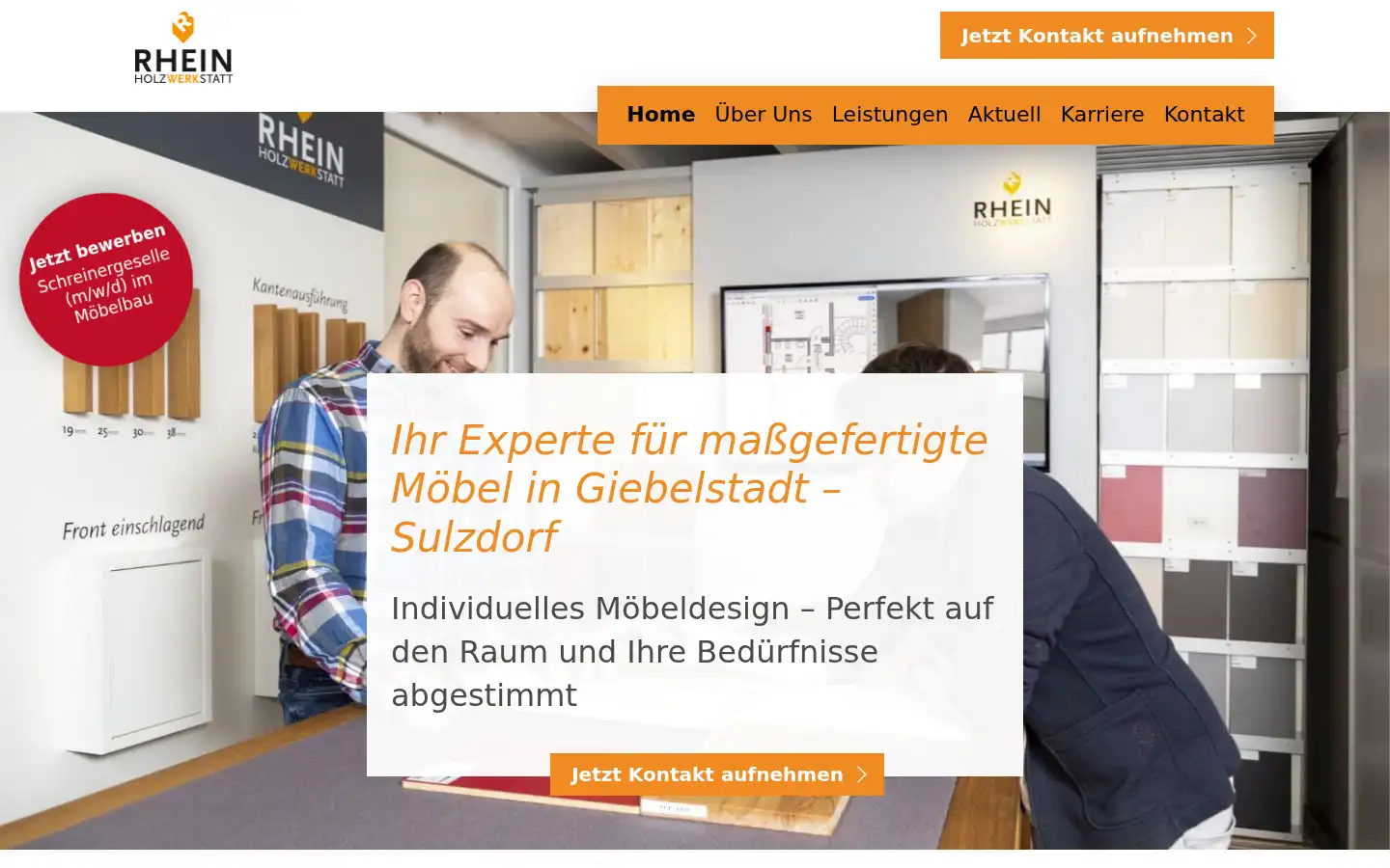 Screenshot of holzwerkstatt-rhein.de