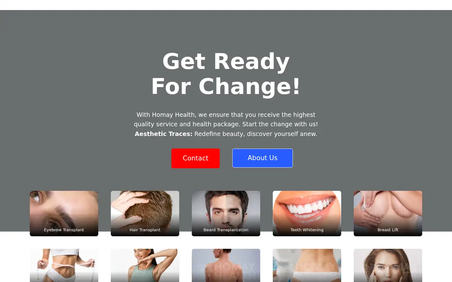 Screenshot of homayhealth.com