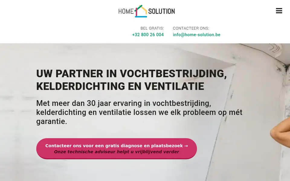 Screenshot of home-solution.be
