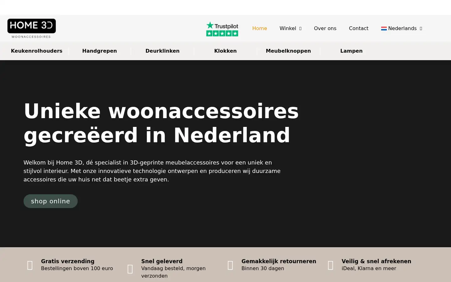 Screenshot of home3d.nl