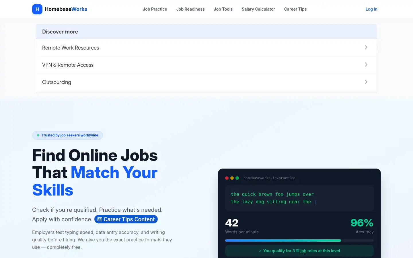 Screenshot of homebaseworks.in