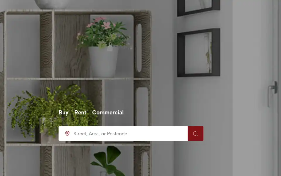 Screenshot of homefinders.net