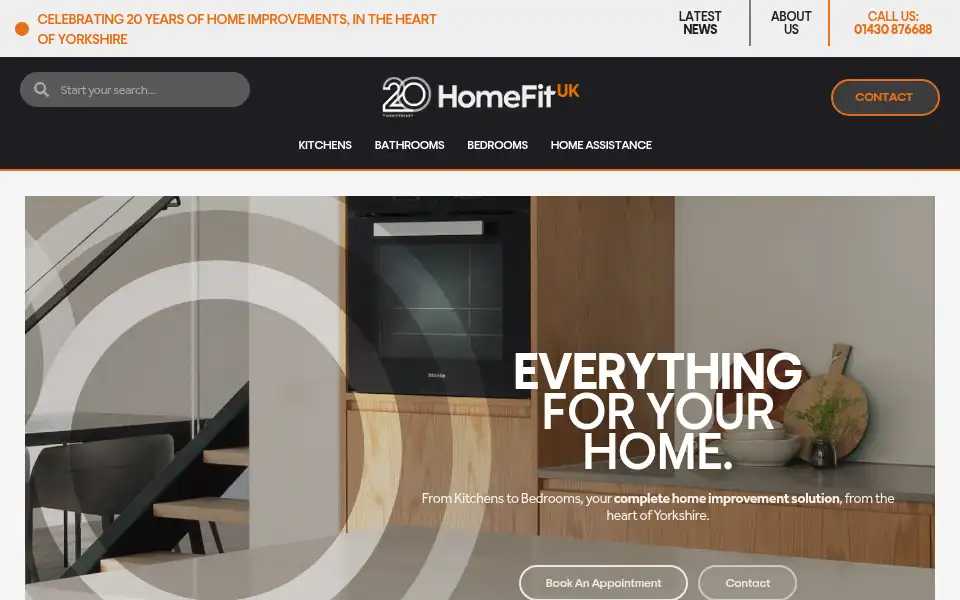 Screenshot of homefituk.co.uk