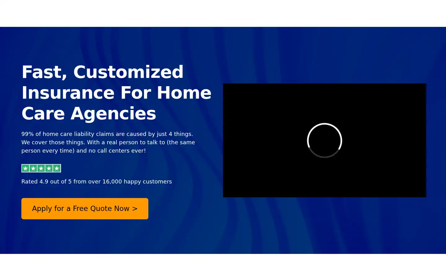 Screenshot of homehealthins.com