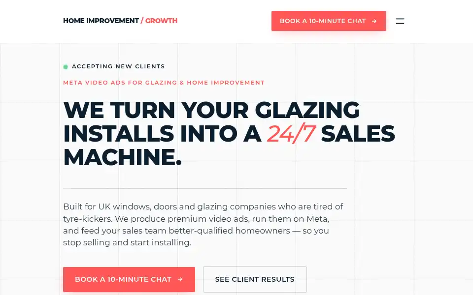 Screenshot of homeimprovementgrowth.co.uk