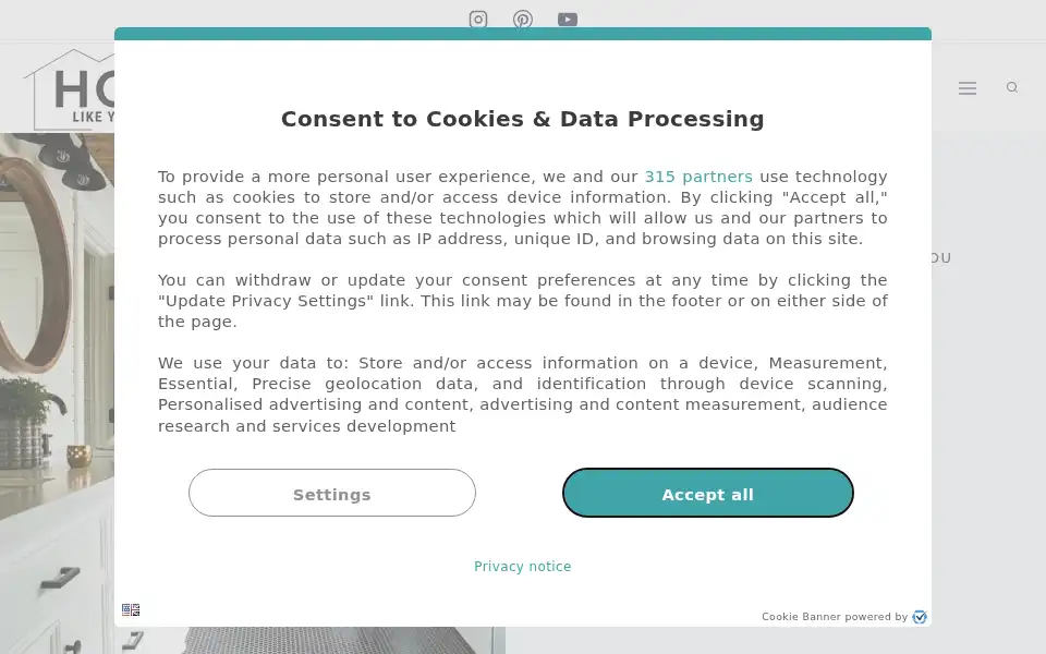Screenshot of homelikeyoumeanit.com