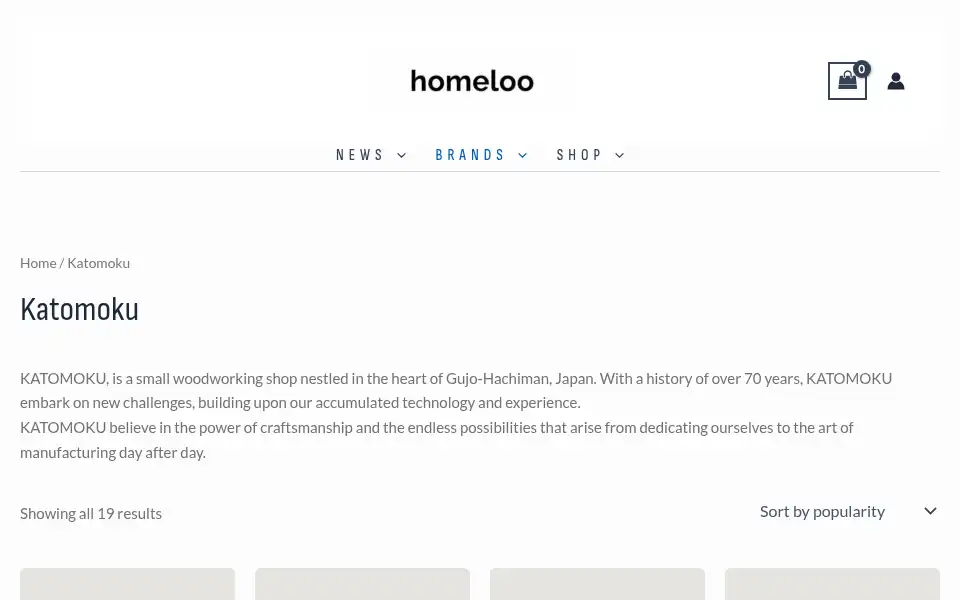 Screenshot of homeloo.com
