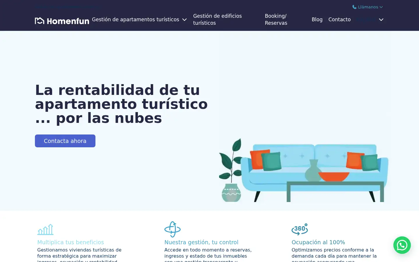 Screenshot of homenfun.com