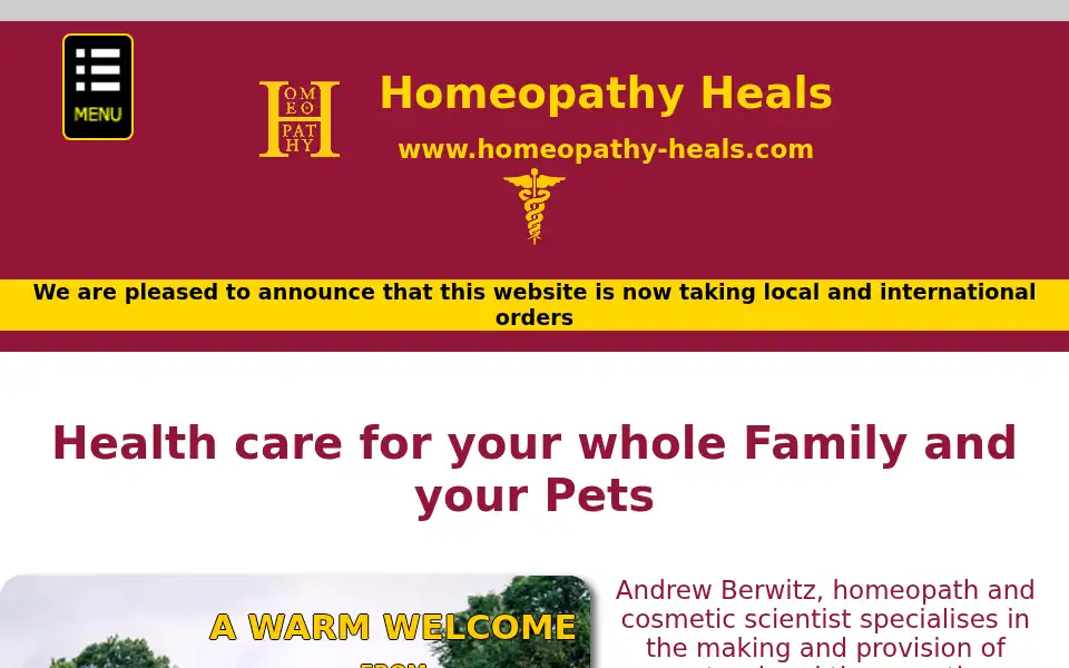 Screenshot of homeopathy-heals.com