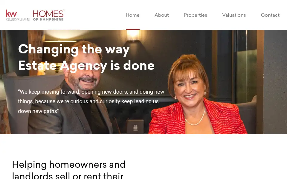 Screenshot of homesofhampshire.co.uk