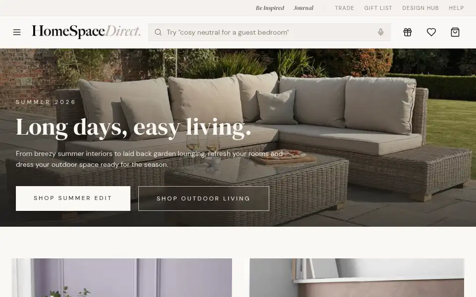 Screenshot of homespacedirect.com