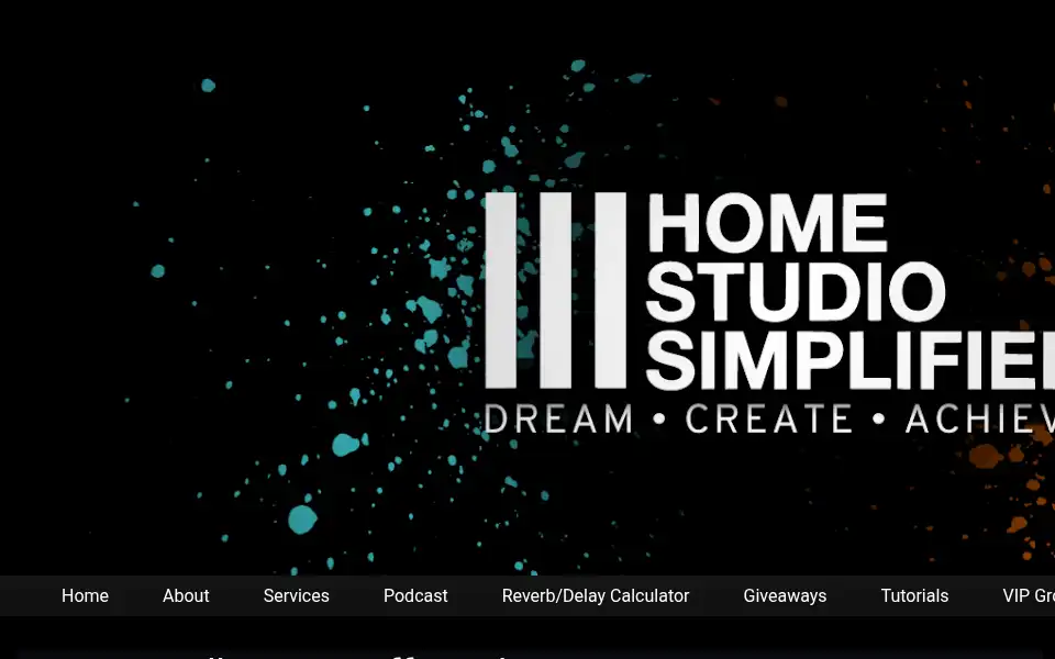 Screenshot of homestudiosimplified.com