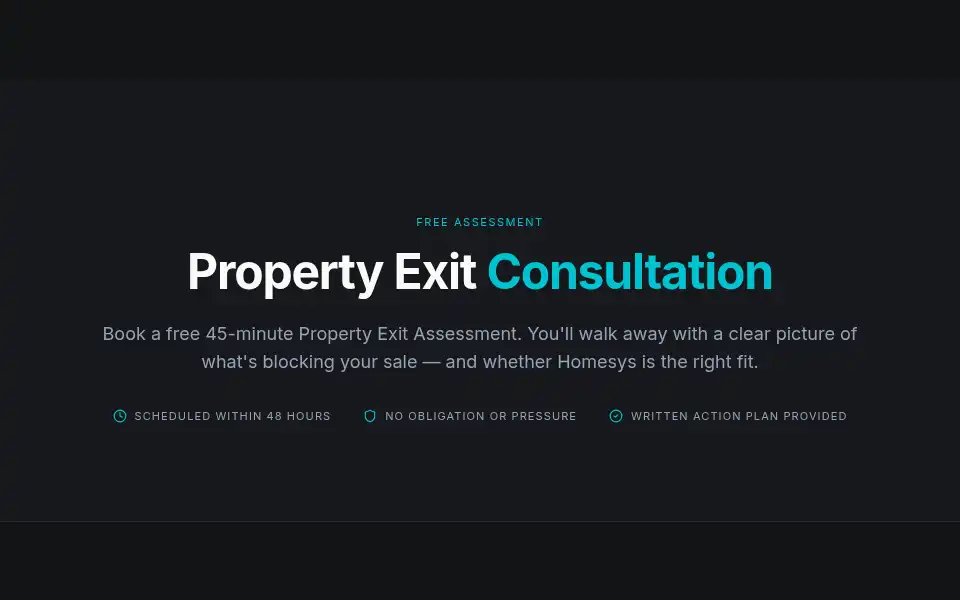 Screenshot of homesyspropertysolutions.com