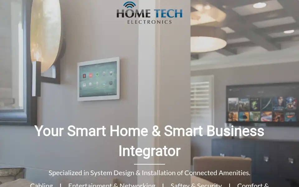 Screenshot of hometechelectronics.ca