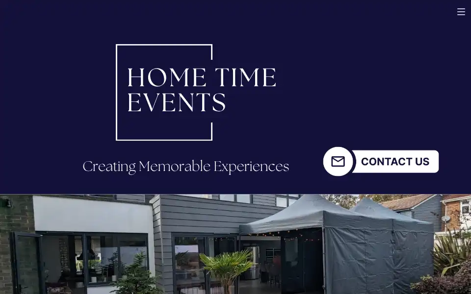 Screenshot of hometimeevents.com