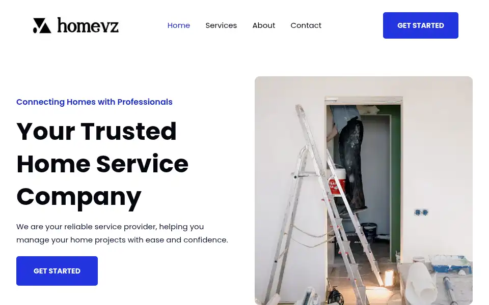 Screenshot of homevz.com