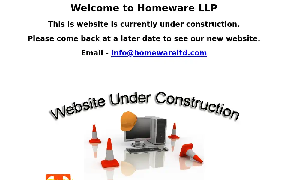 Screenshot of homewareltd.com