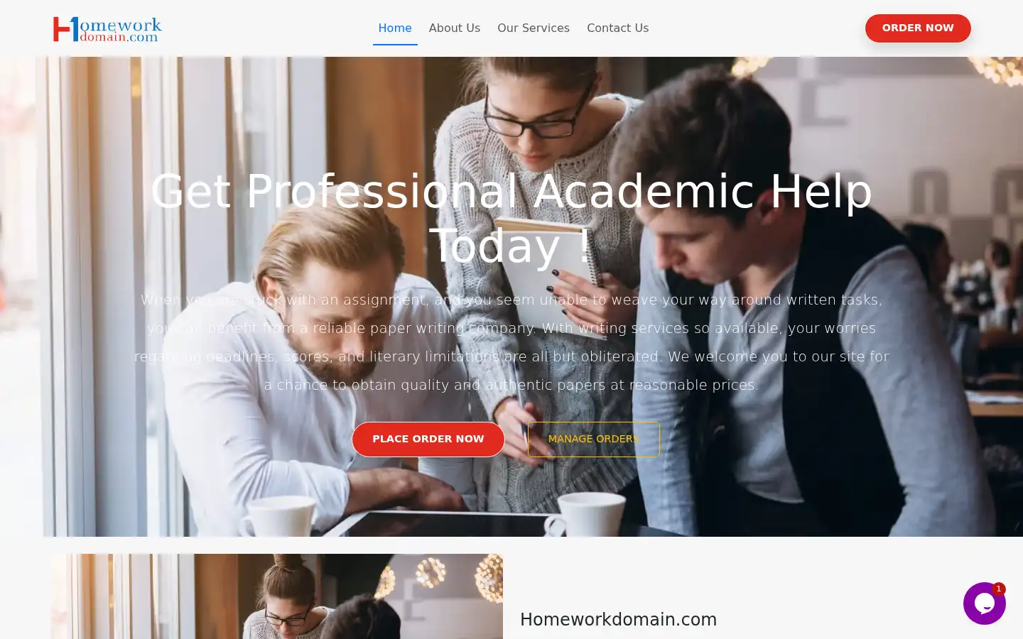 Screenshot of homeworkdomain.com