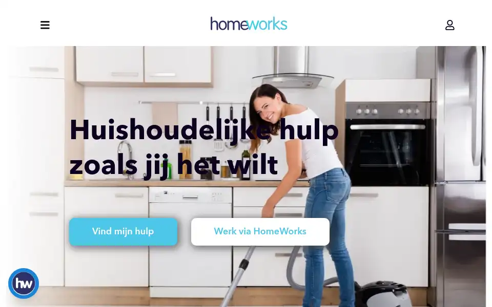 Screenshot of homeworks.nl