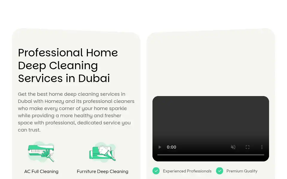 Screenshot of homezy.ae