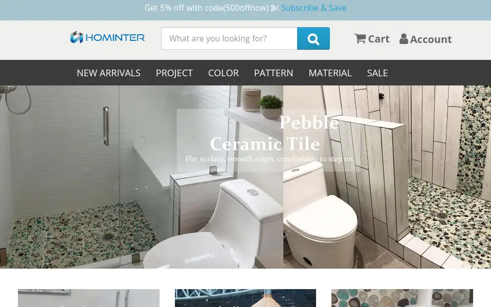 Screenshot of hominter.com