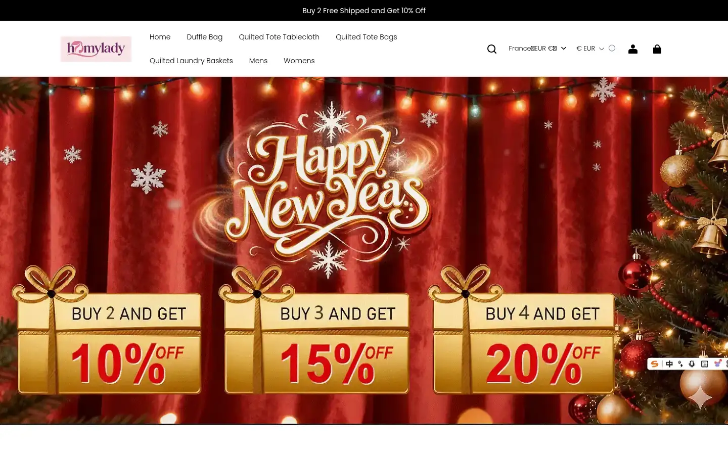 Screenshot of homylady.com