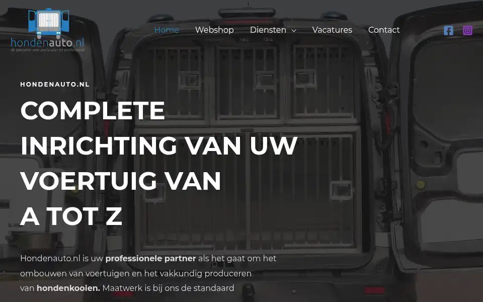 Screenshot of hondenauto.nl