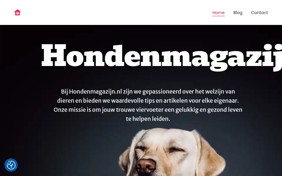 Screenshot of hondenmagazijn.nl