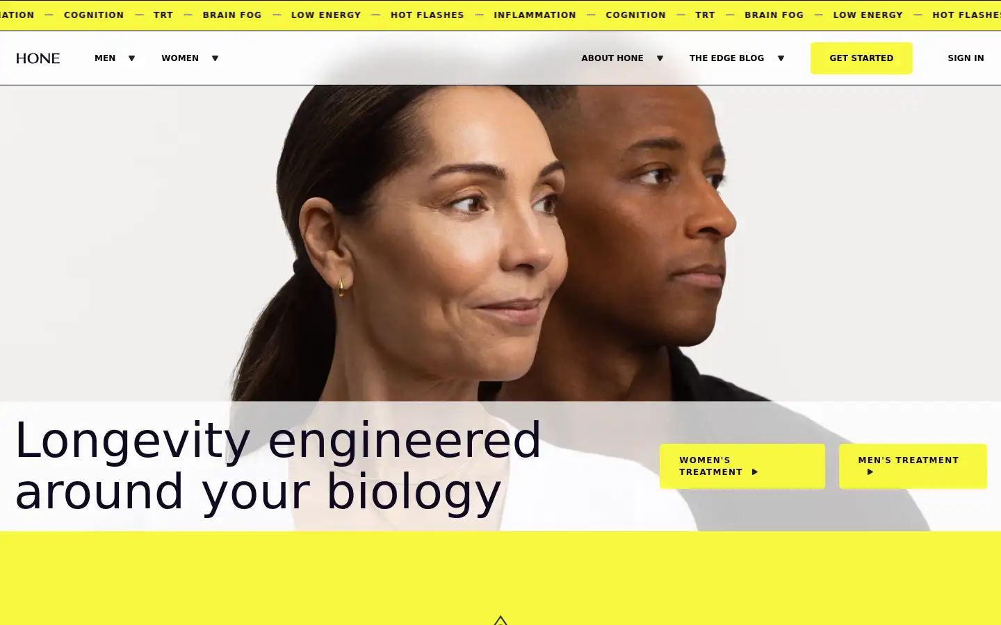 Screenshot of honehealth.com