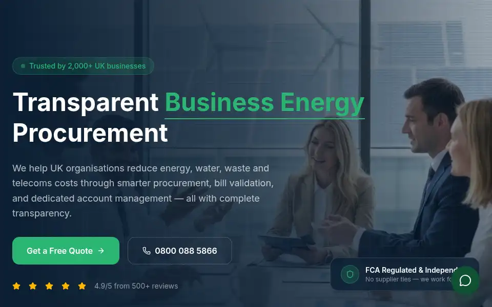 Screenshot of honest.energy
