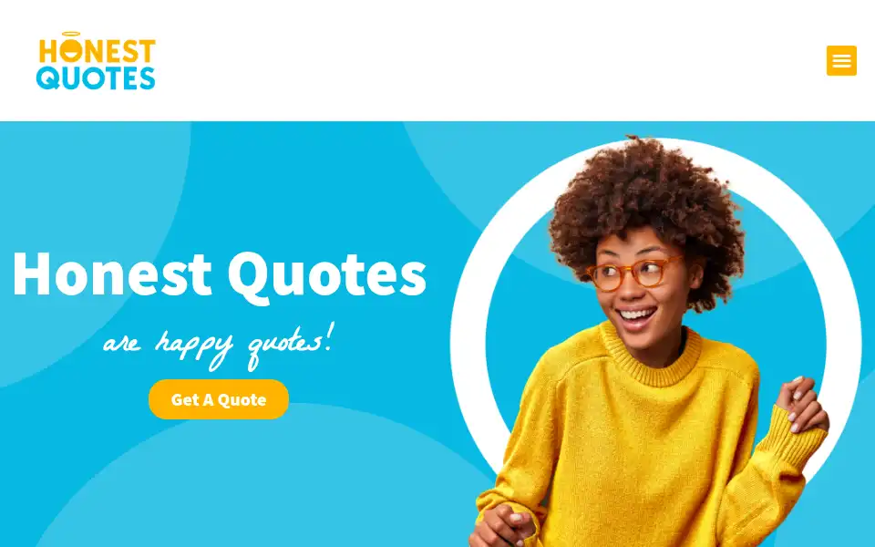 Screenshot of honestquotes.co.uk