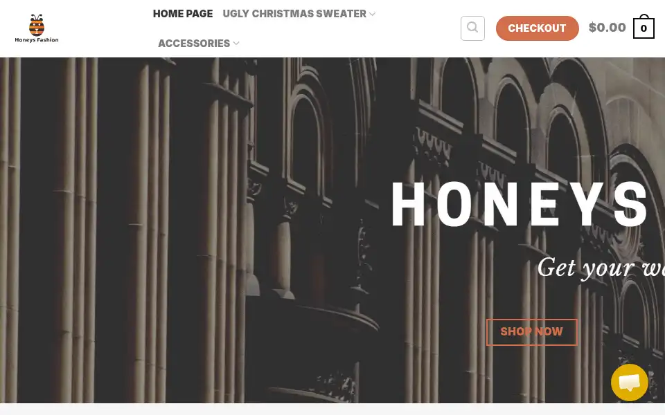 Screenshot of honeysfashion.com