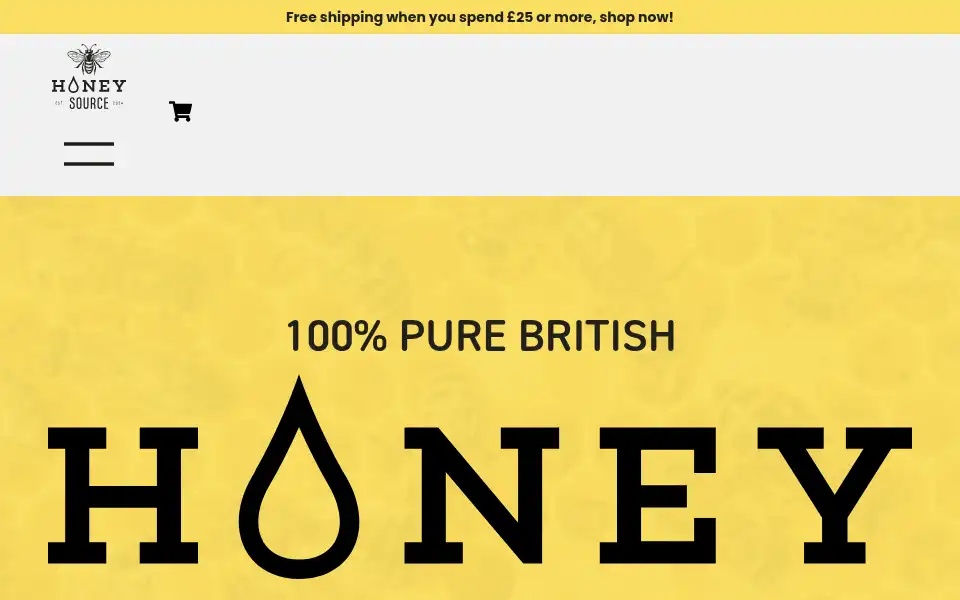 Screenshot of honeysource.co.uk