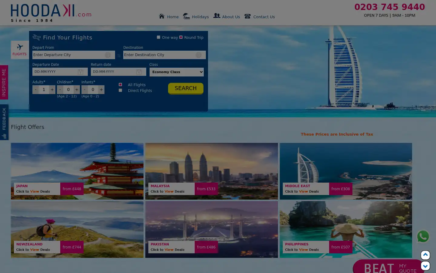 Screenshot of hoodaki.com