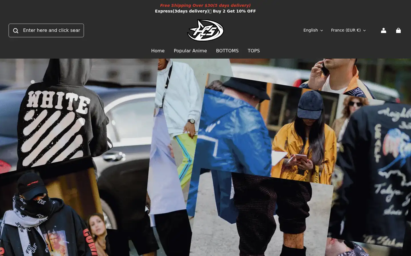 Screenshot of hoodcrewsupply.com