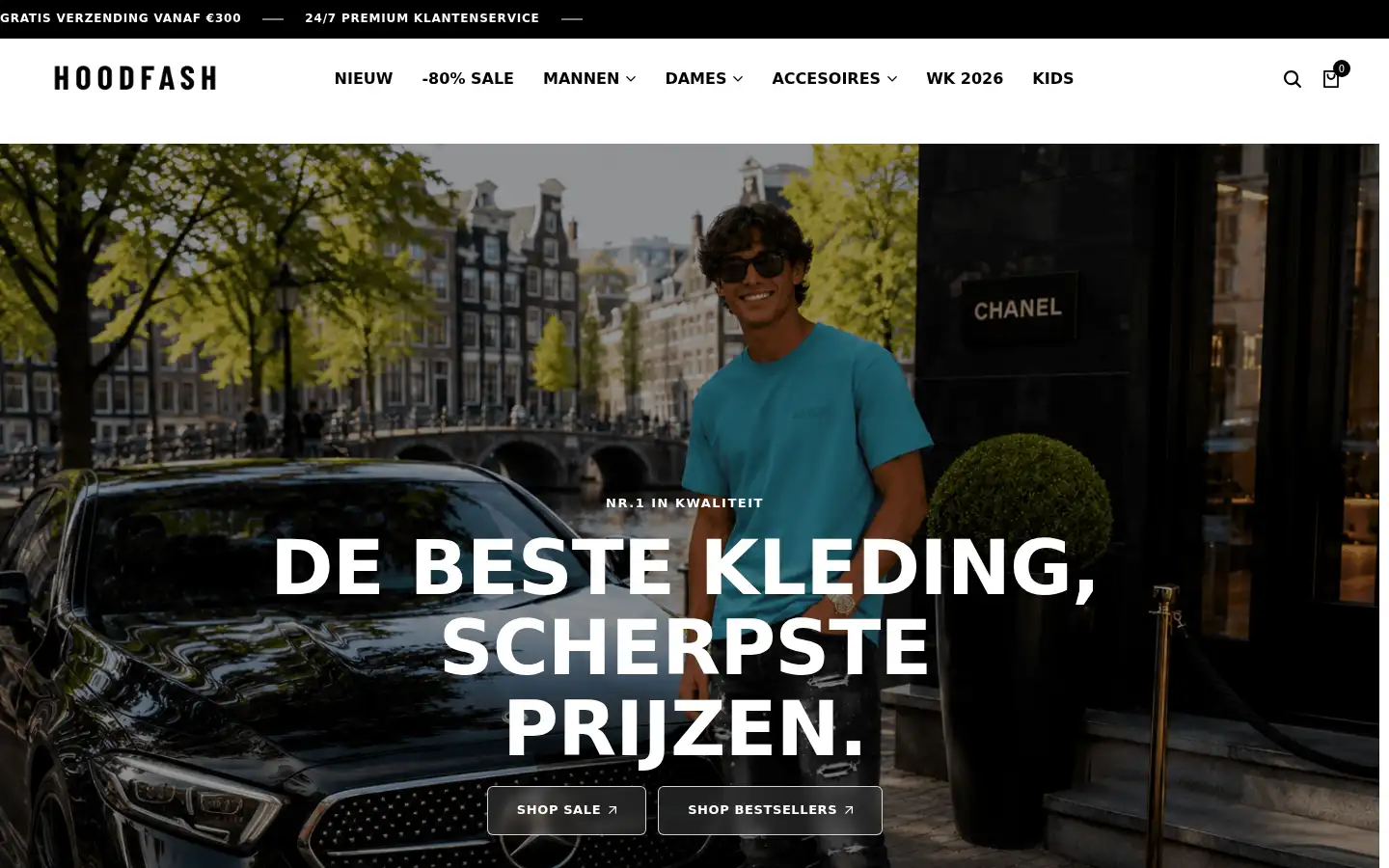 Screenshot of hoodfash.com