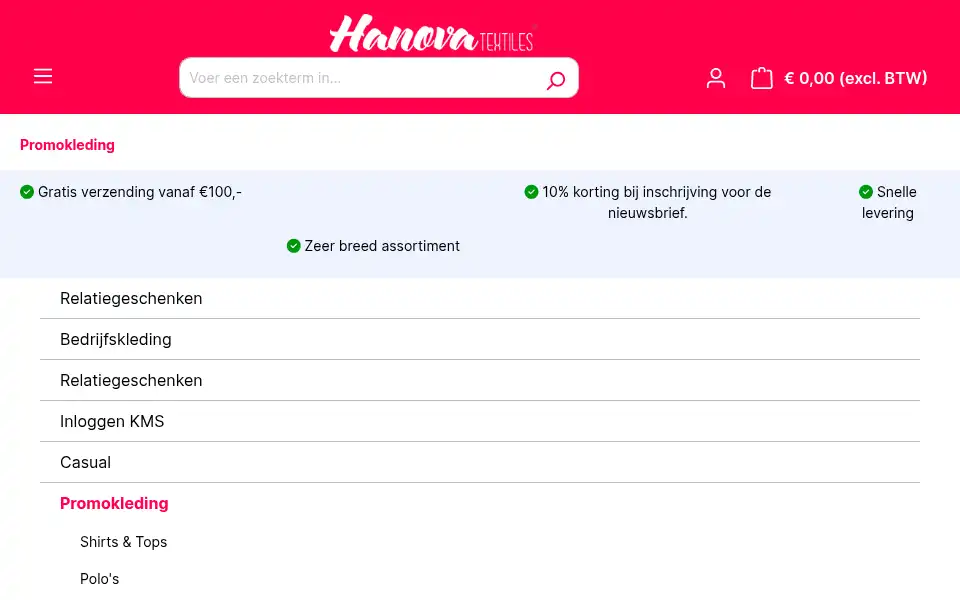 Screenshot of hoodiesenzo.nl