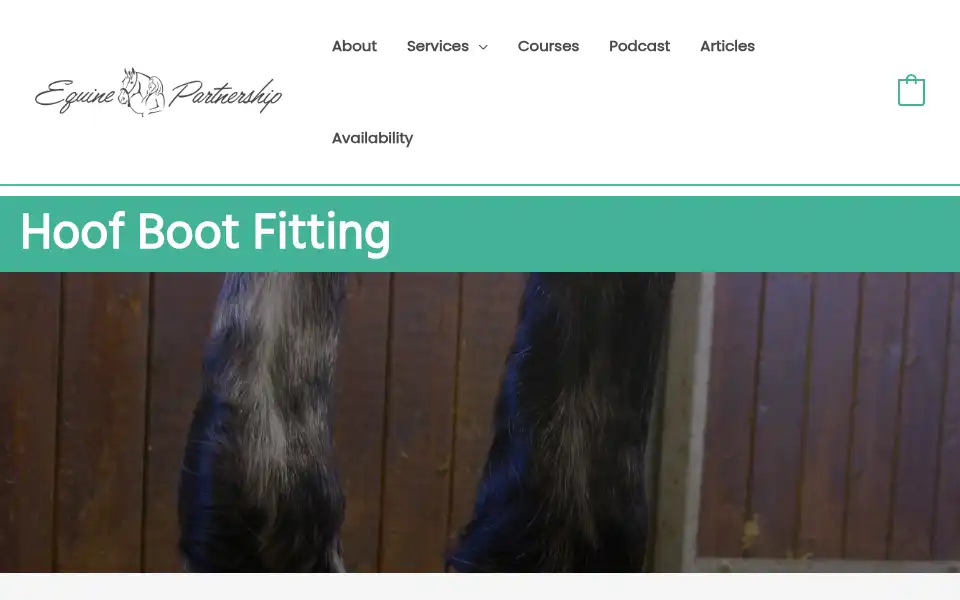 Screenshot of hoofboots.ie